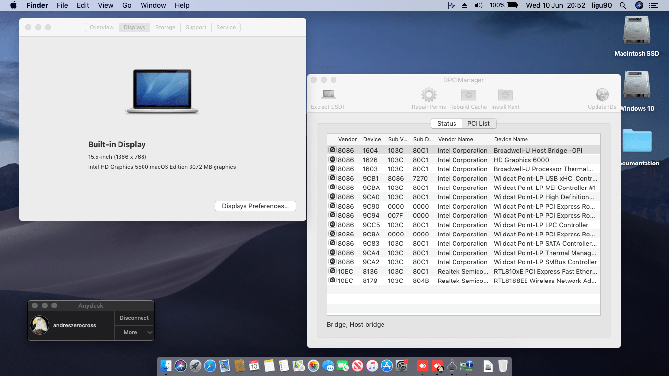 HP Pavilion 15 AC158NL [Broadwell   Intel HD 5500] 2